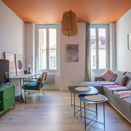 T2 Lumineux Avec Climatisation Appartement Marseilles Buitenkant foto