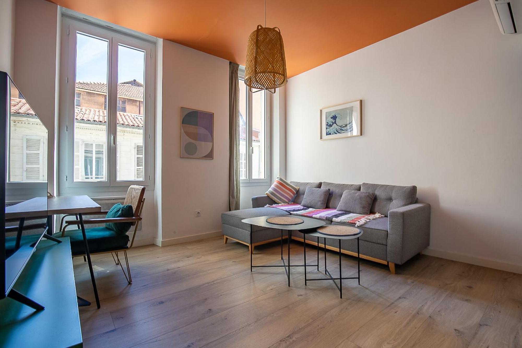 T2 Lumineux Avec Climatisation Appartement Marseilles Buitenkant foto